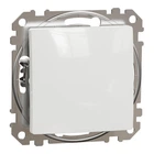 Кнопочный выключатель одноклавишный Schneider Electric Sedna Design белый SDD111111