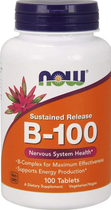 Комплекс вітамінів групи B 100 Now Foods Sustained Release B-100 100 таблеток в упаковці (ARE-575584)