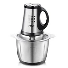 Блендер-чоппер RAF R.7028 2 чаши 3L 300W Silver (3_06714)