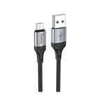Кабель USB Hoco X102 Micro-USB 2.4A 1 м для зарядки и передачи данных, черный