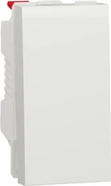 Вимикач 1-клавішний Schneider Electric Unica New 10 А, 1 модуль Білий (NU310118)