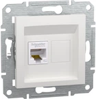 Розетка RJ45 Тип UTP категорія 5E Schneider Electric Asfora Білий без рамки EPH4370121