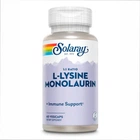 Лізин та Монолаурін L-Lysine Monolaurin Solaray 60 вегкапс