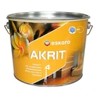 Краска интерьерная для стен и потолка Eskaro Akrit 4, 9.5л (белая В1)