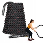 Канат тренировочный 4FIZJO Battle Rope 12 м для кроссфита Black (P-5907739312259)