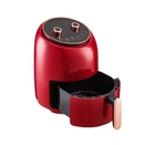 Аерогриль-фритюрниця безмасляна Rainberg RB-2318 3800 Вт 8.5 л з таймером та 10 програмами Червоний