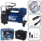 Автомобільний компрессор Vitol 150psi 15Amp 40л прикурювач (K-50)