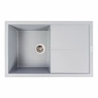 Мийка гранітна 7950 MAGNUM матова VALESO (сірий металік) (00120285)