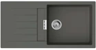 Мийка кухонна Hansgrohe S52, граніт, прямокутник, з крилом, 980х480х190мм, чаша - 1, врізна, S52-F48 (00116892)