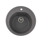 Гранітна мийка для кухні Platinum 510 LUNA матова Сірий мусон (00119653)