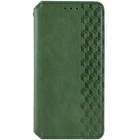 Шкіряний чохол-книжка GETMAN Cubic (PU) для Samsung Galaxy A57 5G Green