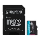Карта памяти MicroSDXC 64GB UHS-I/U3 Class 10 Kingston Canvas Go! Plus R200/W200MB/s + SD-адаптер (S