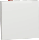 Перемикач 1-клавішний Schneider Electric Unica New 10А 2 модулі білий NU320318