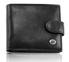 Портмоне мужское кожаное стильное ST Leather В103 черный (JDT-0849872)