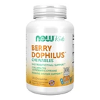 NOW Foods, Berry Dophilus, для дітей, 2 млрд КУО, 120 жувальних таблеток