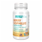 NOW Foods, Berry Dophilus, для дітей, 2 млрд КУО, 60 жувальних таблеток