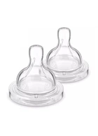Соска силіконова Philips AVENT Анти-кільк повільний потік від 1 міс 2 шт SCY762/02 (8710103996811)