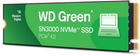 Твердотільний диск M.2 500GB Western Digital WD Green SN3000 (M.2 2280, PCIe 4.0 x4, NVMe, 5000/4100MB/s)
