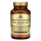 Холін і Інозитол Choline / Inositol Solgar 500 мг/500 мг 100 капсул