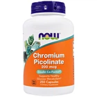 Хром Піколінат Chromium Picolinate Now Foods 200 мкг 250 капсул