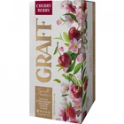 Чай Graff Cherry Berry з ароматом квітів малини та вишні 20x1.5 г (4820279612324) (257497)