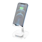 Бездротова зарядна станція Hoco CW37 Thorough 2-in-1|5-15W, швидка зарядка PD/QC, широка сумісність, багаторівневий захист, магнітне кріплення, одночасна зарядка 2 пристроїв, функція підставки| Білий
