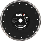 Диск отрезной алмазный по грессу и керамике YATO Turbo Ø 230x2x10x22.2 мм мокрый и сухой режимы (YT-59985)