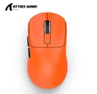 Ігрова мишка Attack Shark X3 Wireless жовтогаряча (PAW3395) професійна зброя геймера!
