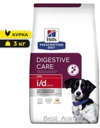 Сухой корм для собак малых пород Hill's Prescription Diet i/d Stress Mini для ухода за пищеварением с курицей