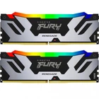 Оперативная память Kingston FURY 32 GB (2x16GB) DDR5 7200 MHz Renegade Silver/Black RGB (KF572C38RSAK2-32)