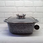 Кастрюля котел с гранитным антипригарным покрытием 3.7 л 22 см. Edenberg EB-3972