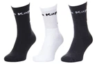 Носки KAPPA SOCKS LOGO SABOYA 3PACK черный, белый, серый унисекс 43-46 (304MT00-909)