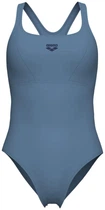 Купальник закрытый для женщин Arena SOLID SWIMSUIT CONTROL PRO BAC серый 44 (005910-550)