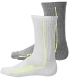 Шкарпетки Head ALL SPORTS PERFORMANCE CREW 2P сірий, білий чоловічі 43-46 (701229020-004)