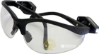 Защитные очки Strelok STR Flash с фонариками Прозрачные линзы (20200SRT) - изображение 1