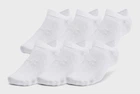 Шкарпетки UA Essential No Show 6pk білий Уни XL (1382611-100)