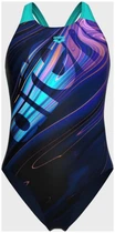 Купальник закритий для жінок Arena FLOW SWIMSUIT V BACK LB темно-синій 38 (008935-790)