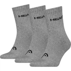 Носки Head ELEMENTS ALL SPORTS SHORT CREW 3P серый мужские 39-42 (701229009-004)