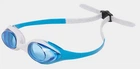 Очки для плавания Arena SPIDER JR белый, голубой детские OFSM (92338-903)