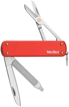Мультитул Nextool Mini Pocket Knife Красный (NE0142)