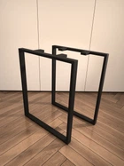 Ножки опоры для стола из металла 500*735 мм. Профиль 40×20. 2 шт
