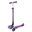Детский трехколесный самокат Globber Elite Lights Фиолетовый до 50 кг 3-9 лет (439-603-3)
