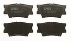 Колодки гальмівні дискові комплект Toyota RAV4, Aurion, Avalon, Camry 05-25р TRW GDB3426