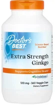 Натуральна добавка Doctor's Best Extra Strength Ginkgo 120 мг Капсули