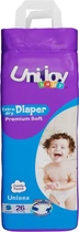 Підгузки Unijoy baby Soft XL 14-17 кг 26 шт (6998526216200)