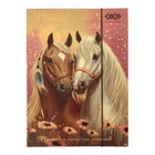 Папка для праці та зошитів картонна на гумці ZiBi Horses A4 (ZB.14940-14)