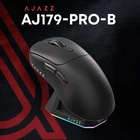 Геймерська миша Ajazz AJ179 Pro PAW3395 8K з док-станцією чорна