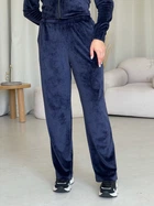 Велюровые штаны палаццо синие Merlini Пецолла 600001262 размер 2XL/3XL