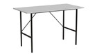 Стол письменный Line Тайм Ferrum-decor 750x1200x600 Черный металл ДСП Белое 16 мм (FRD-104885)