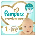 Подгузники Pampers Premium Care Розмір 1 (2-5 кг) 72 шт (8006540858073)